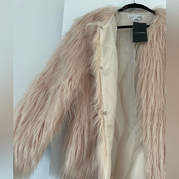 JLux label faux fur coat medium - Picture 3 of 5